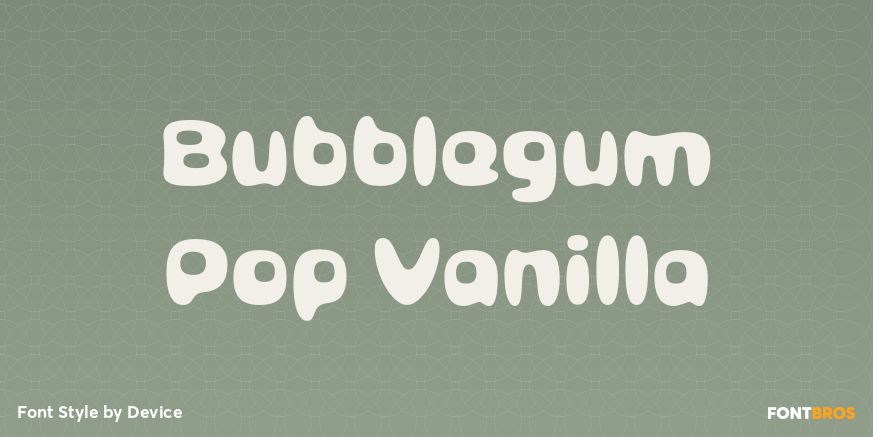 Bubblegum Pop Vanilla Poster
