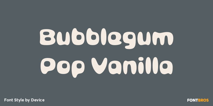 Bubblegum Pop Vanilla Poster