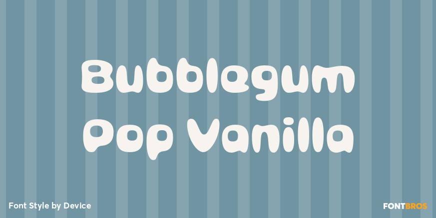 Bubblegum Pop Vanilla Poster