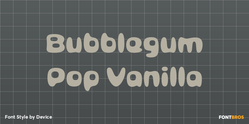 Bubblegum Pop Vanilla Poster