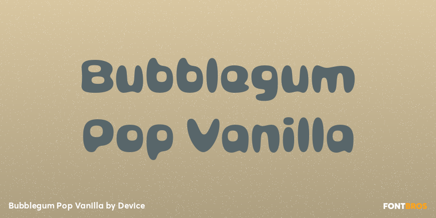 Bubblegum Pop Vanilla Poster