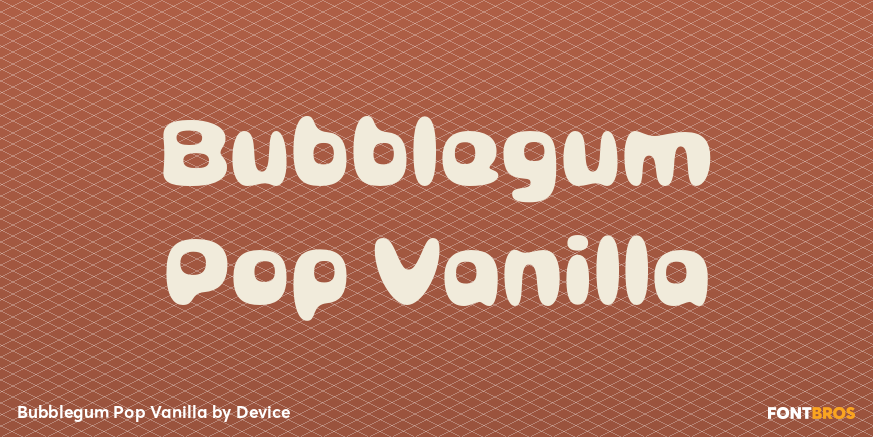 Bubblegum Pop Vanilla Poster