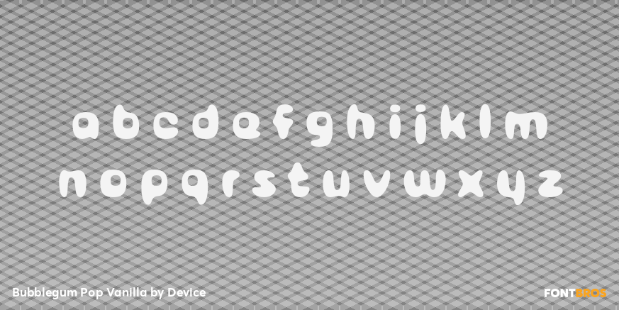 Bubblegum Pop Vanilla Font Poster #3