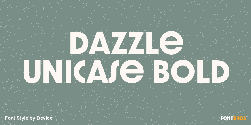 Dazzle Unicase Bold Font Poster #1