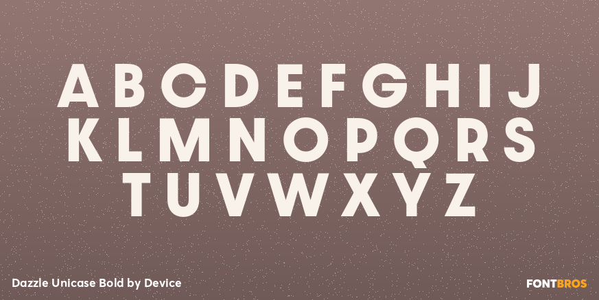 Dazzle Unicase Bold Font Poster #2