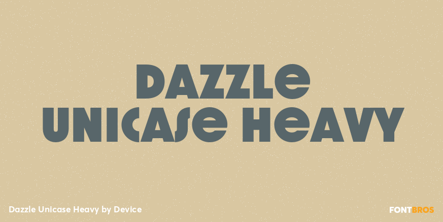 Dazzle Unicase Heavy Poster