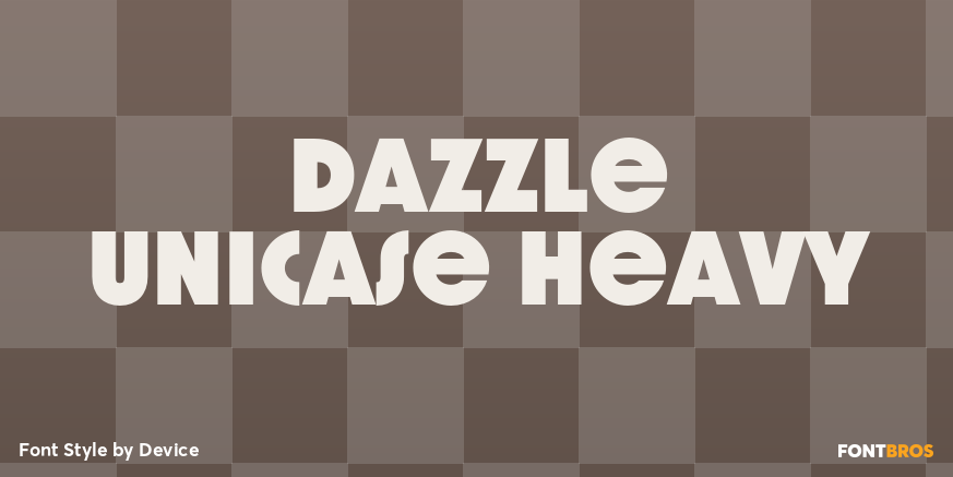 Dazzle Unicase Heavy Poster