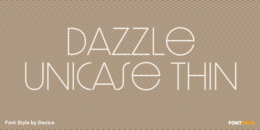 Dazzle Unicase Thin Poster