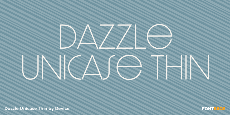 Dazzle Unicase Thin Poster