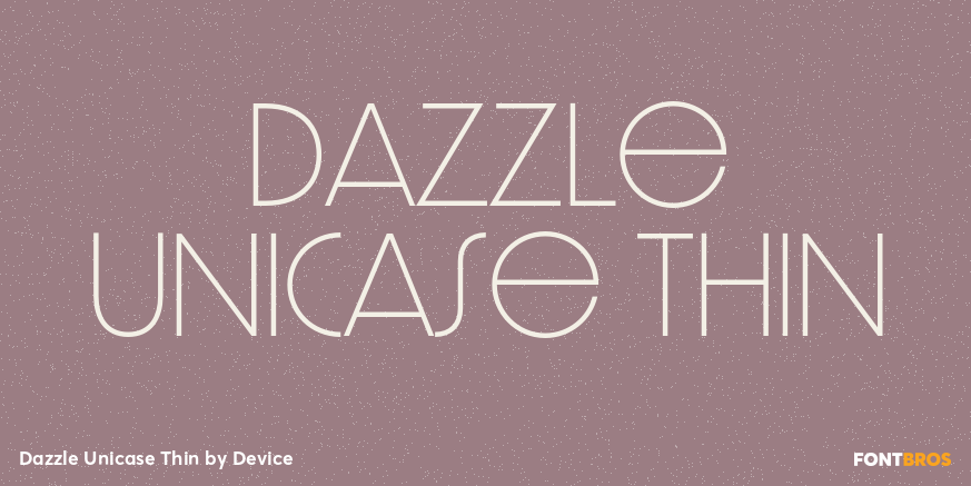 Dazzle Unicase Thin Poster