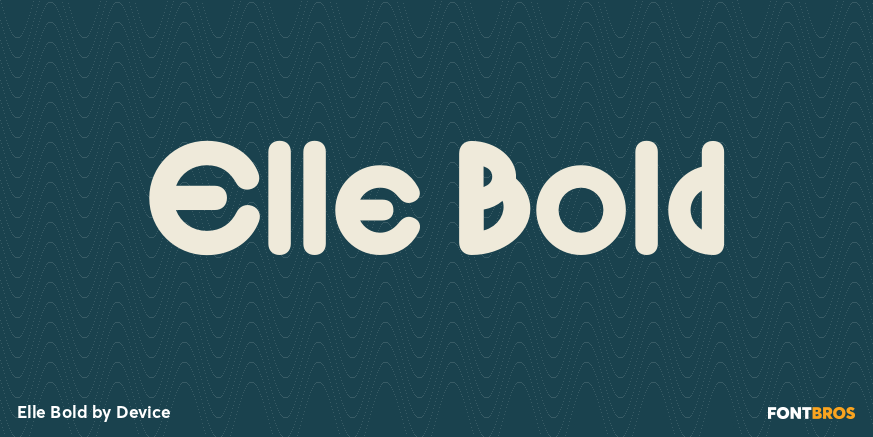 Elle Bold Font Poster #1