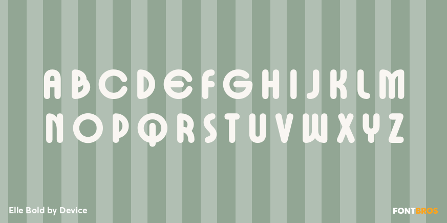 Elle Bold Font Poster #2