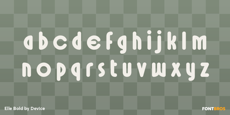 Elle Bold Font Poster #3
