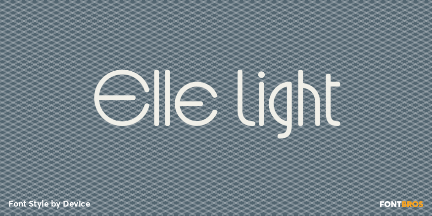 Elle Light Font Poster #1