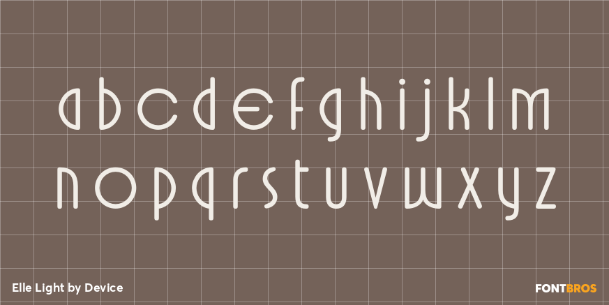 Elle Light Font Poster #3