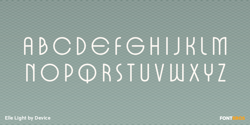 Elle Light Font Poster #1