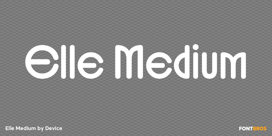 Elle Medium Font Poster #1