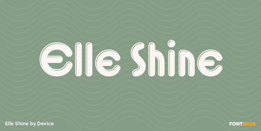Elle Shine Font Poster #1