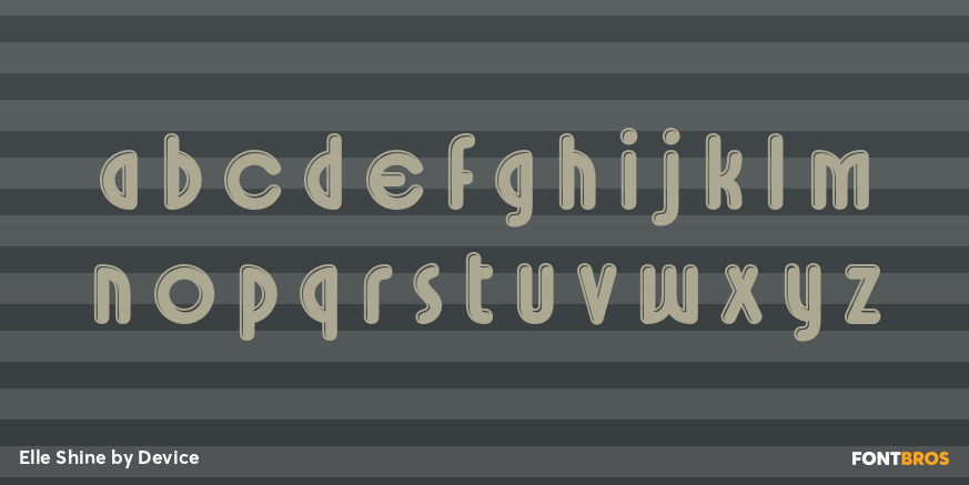 Elle Shine Font Poster #3