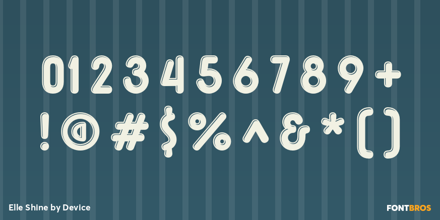 Elle Shine Font Poster #4