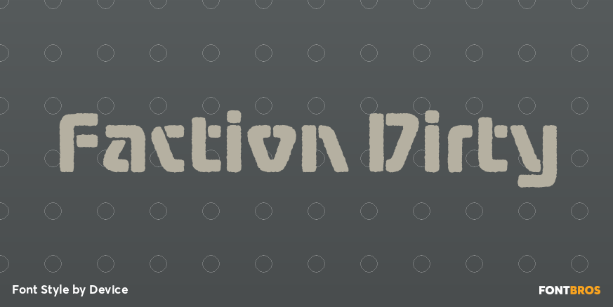 Faction Dirty Poster