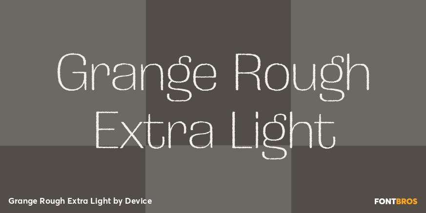 Grange Rough Extra Light Poster
