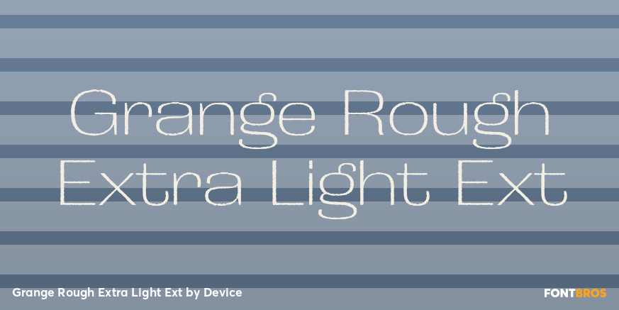 Grange Rough Extra Light Ext Poster