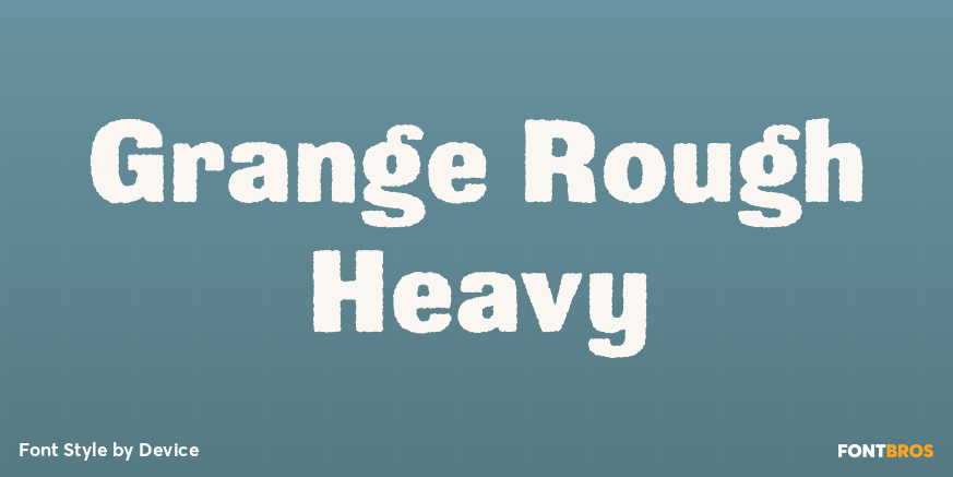 Grange Rough Heavy Poster