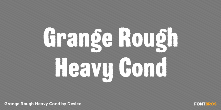 Grange Rough Heavy Cond Poster