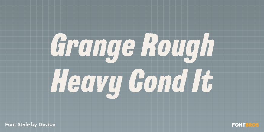 Grange Rough Heavy Cond It Poster