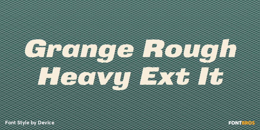 Grange Rough Heavy Ext It Poster