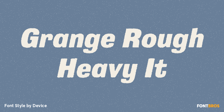 Grange Rough Heavy It Poster