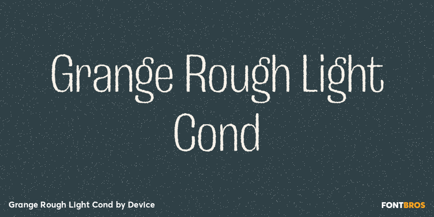 Grange Rough Light Cond Poster