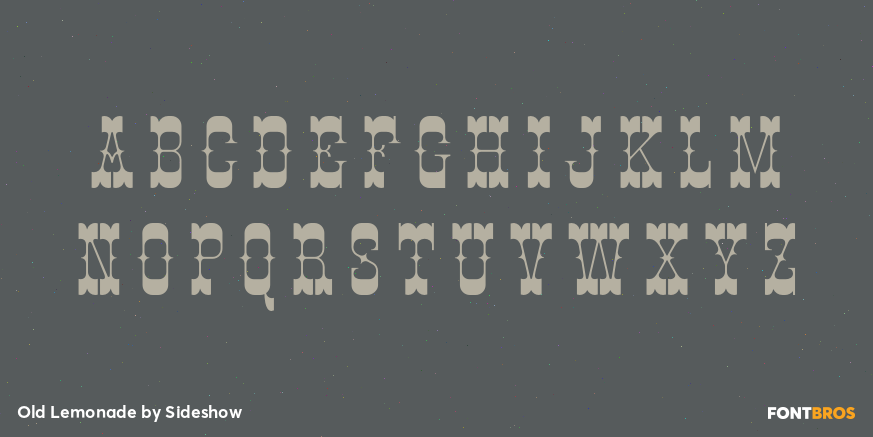 Old Lemonade Font Poster #3