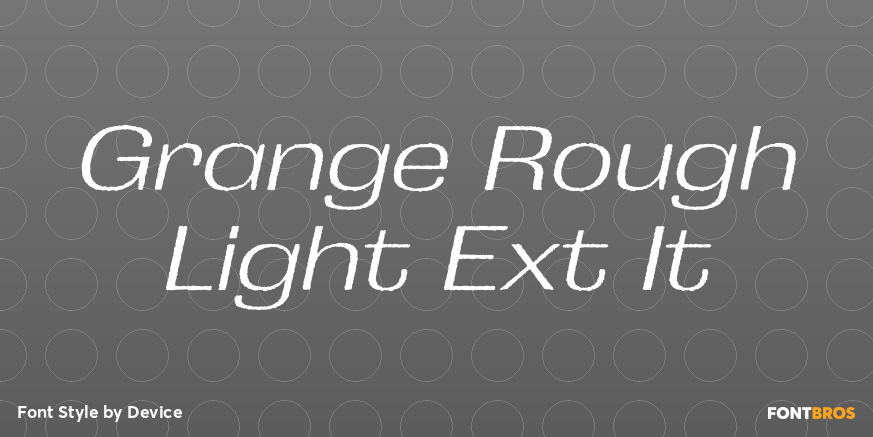 Grange Rough Light Ext It Poster