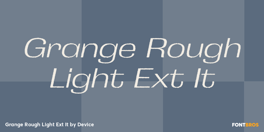 Grange Rough Light Ext It Poster