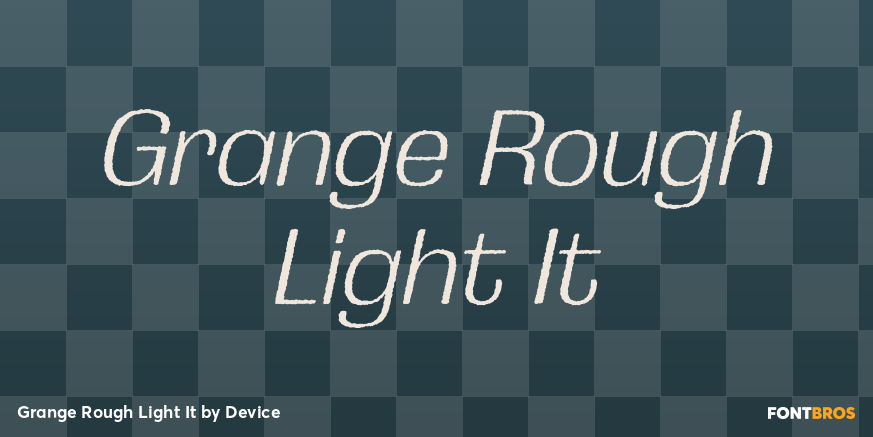 Grange Rough Light It Poster