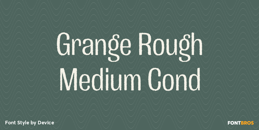Grange Rough Medium Cond Poster