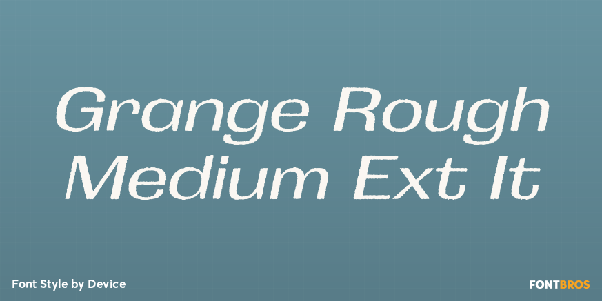 Grange Rough Medium Ext It Poster