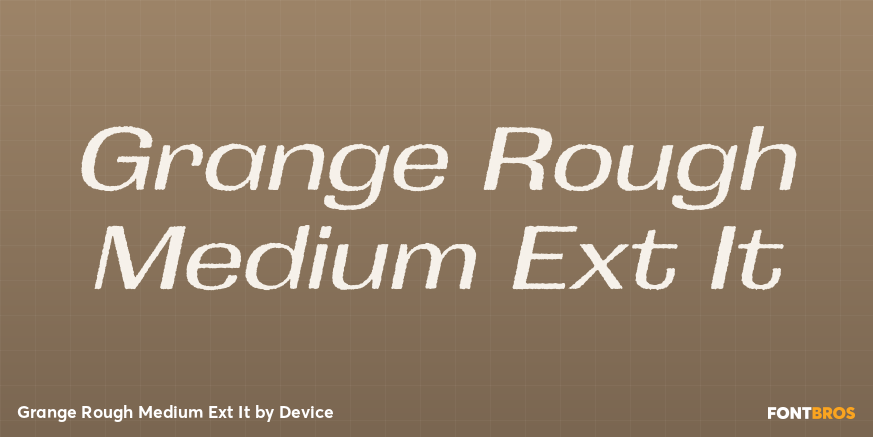 Grange Rough Medium Ext It Poster
