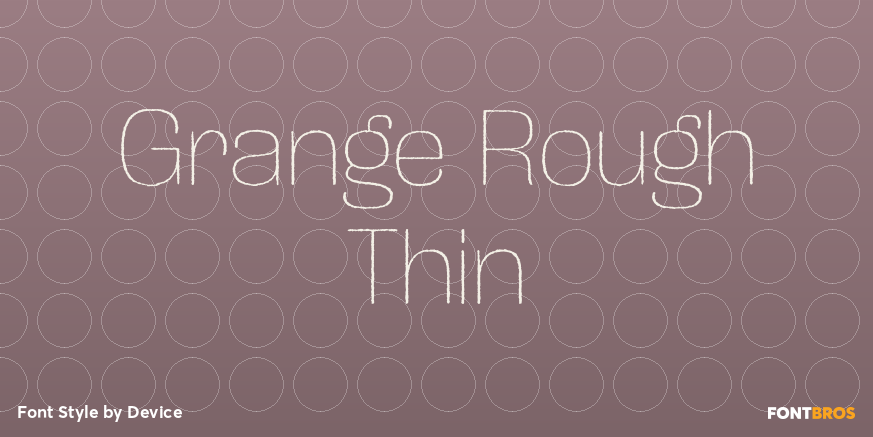 Grange Rough Thin Poster