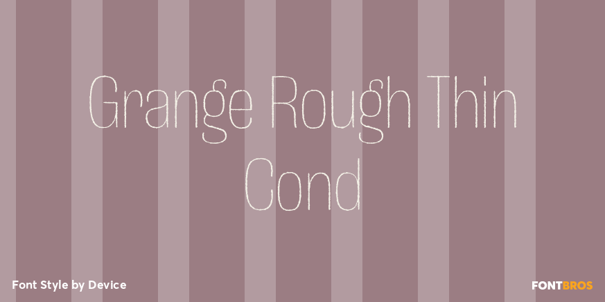 Grange Rough Thin Cond Poster