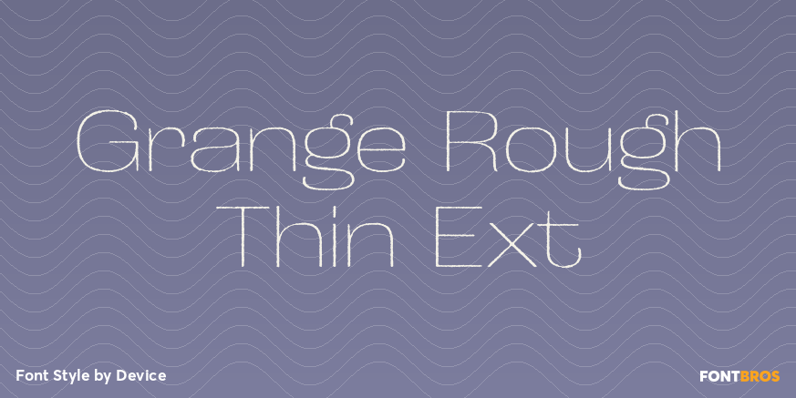 Grange Rough Thin Ext Poster