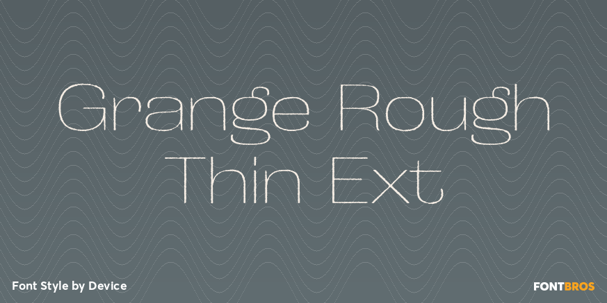 Grange Rough Thin Ext Poster
