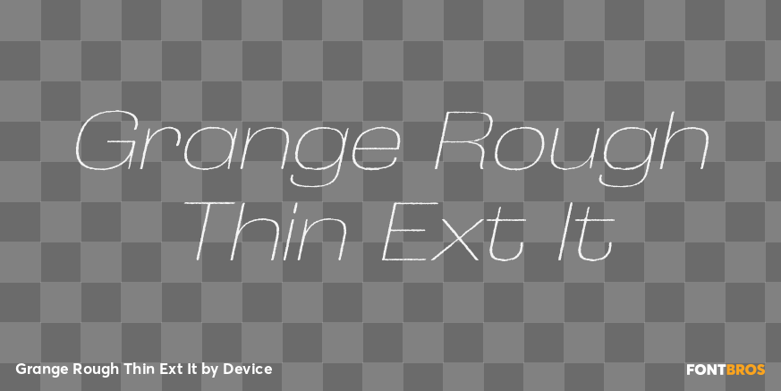 Grange Rough Thin Ext It Poster