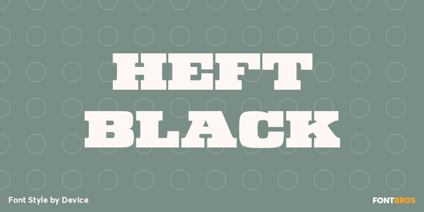 Heft Black Poster