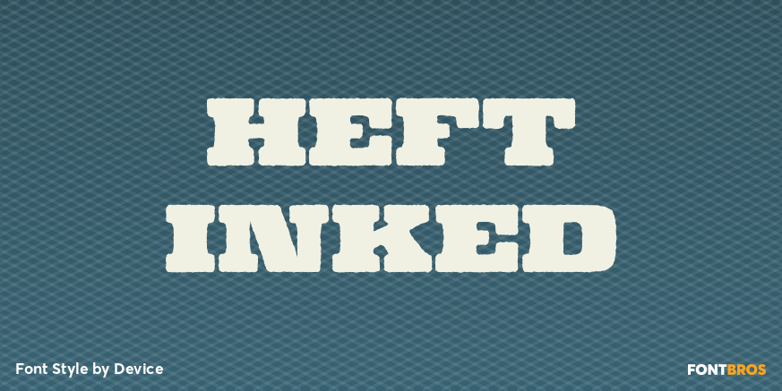 Heft Inked Poster