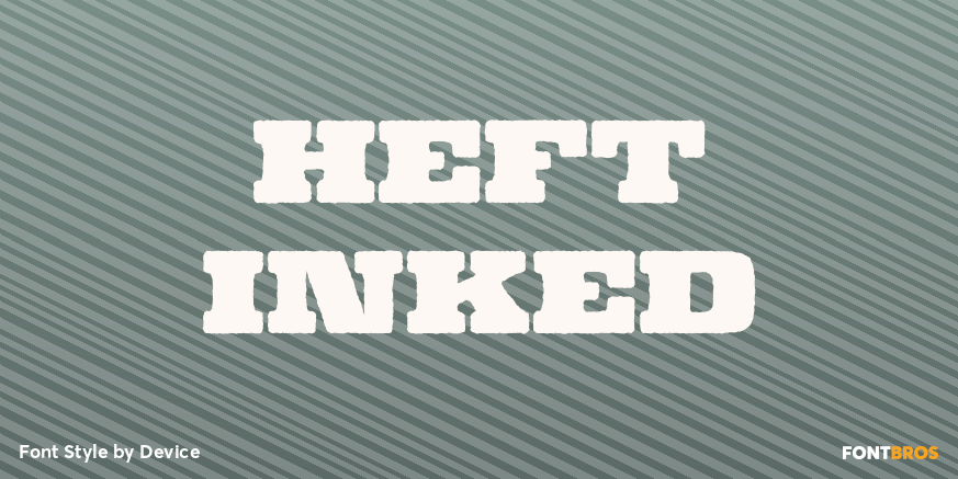 Heft Inked Poster