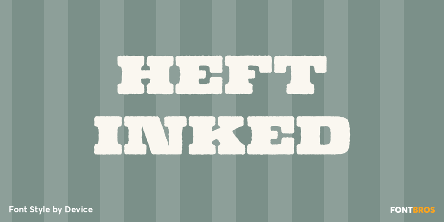 Heft Inked Poster