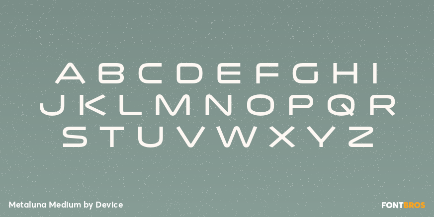 Metaluna Medium Font Poster #2